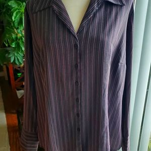 Jessica plus button-up blouse